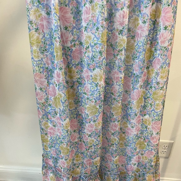 ASTR THE LABEL PRIMROSE DRESS BLUE PINK FLORAL - Picture 5 of 6